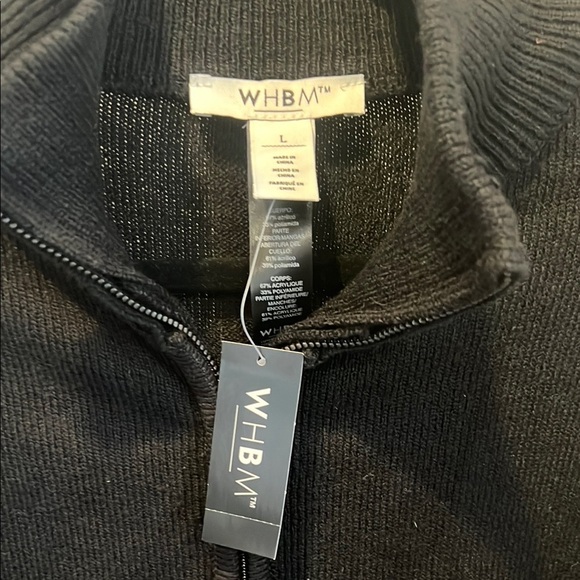 White House Black Market Black Bomber Jacket - Picture 2 of 5